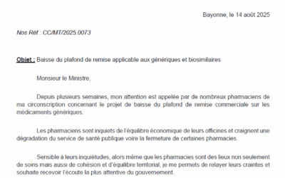 Baisse des remises commerciales pour les génériques et biosimilaires : pharmacies en danger !